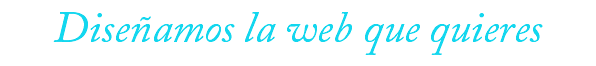 Diseñamos la web que quieres